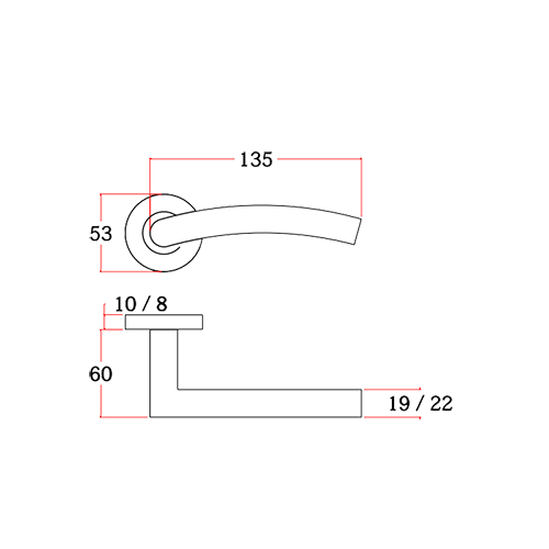 Stainless Steel Door Levers