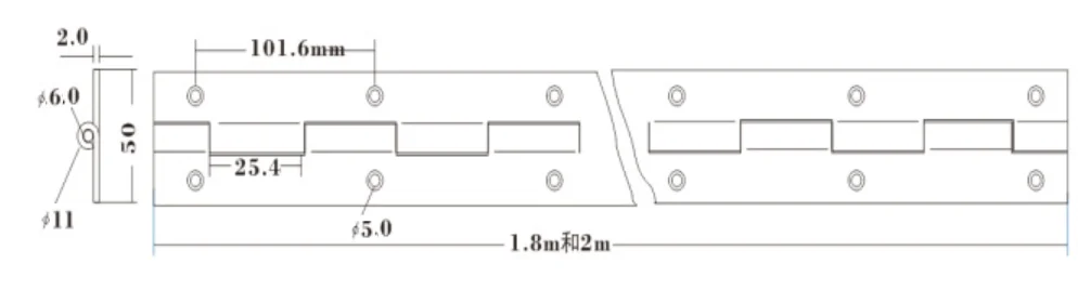 stainless steel continuous hinge