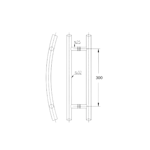 SS DOOR PULL HANDLE