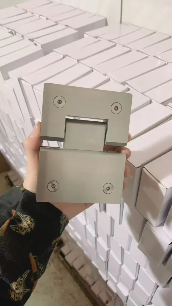 bathroom glass door hinges