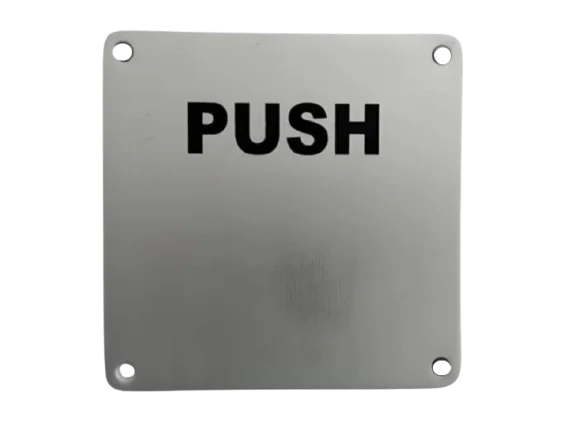commercial door push plate