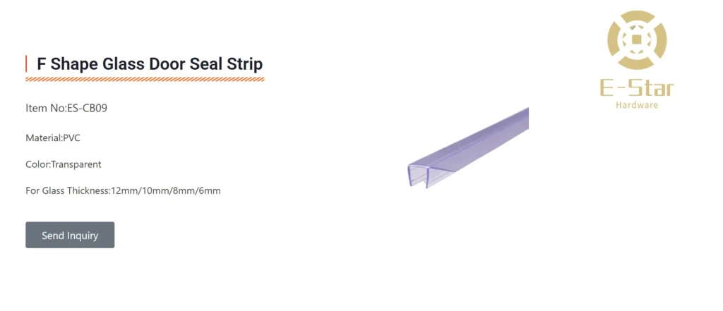 Glass Door Seal Strip