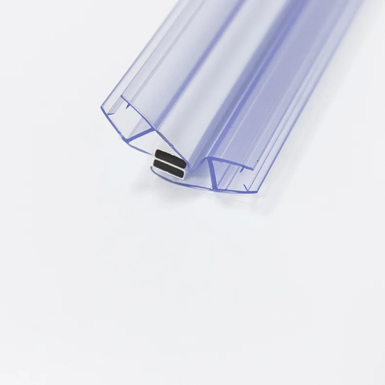 vertical shower door seal strip magnetic
