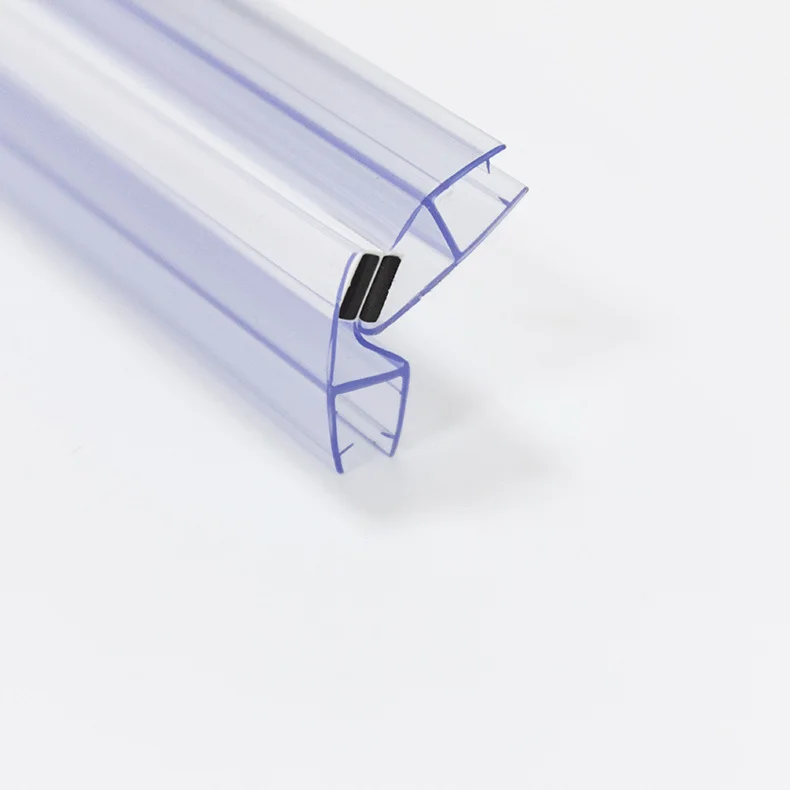 vertical shower door seal strip magnetic
