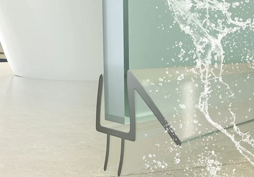 frameless glass door seals