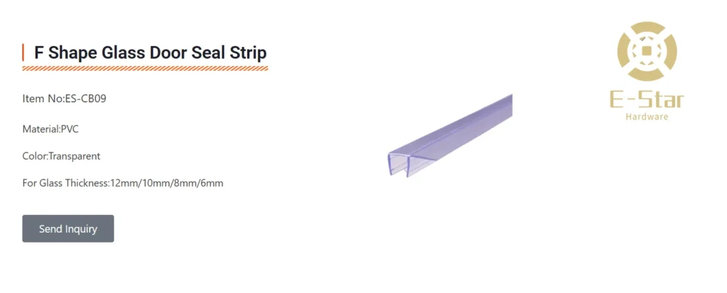 glass door seal strip
