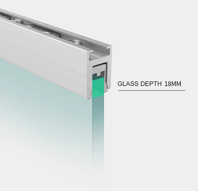 Long Glass Door Clamp