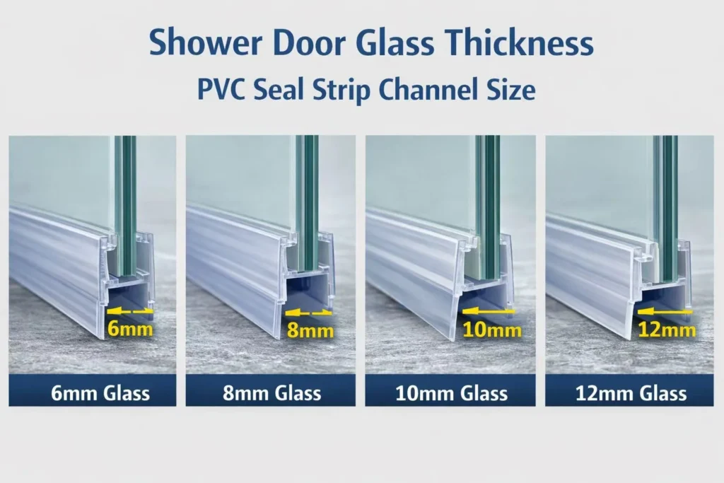 shower door seal strip