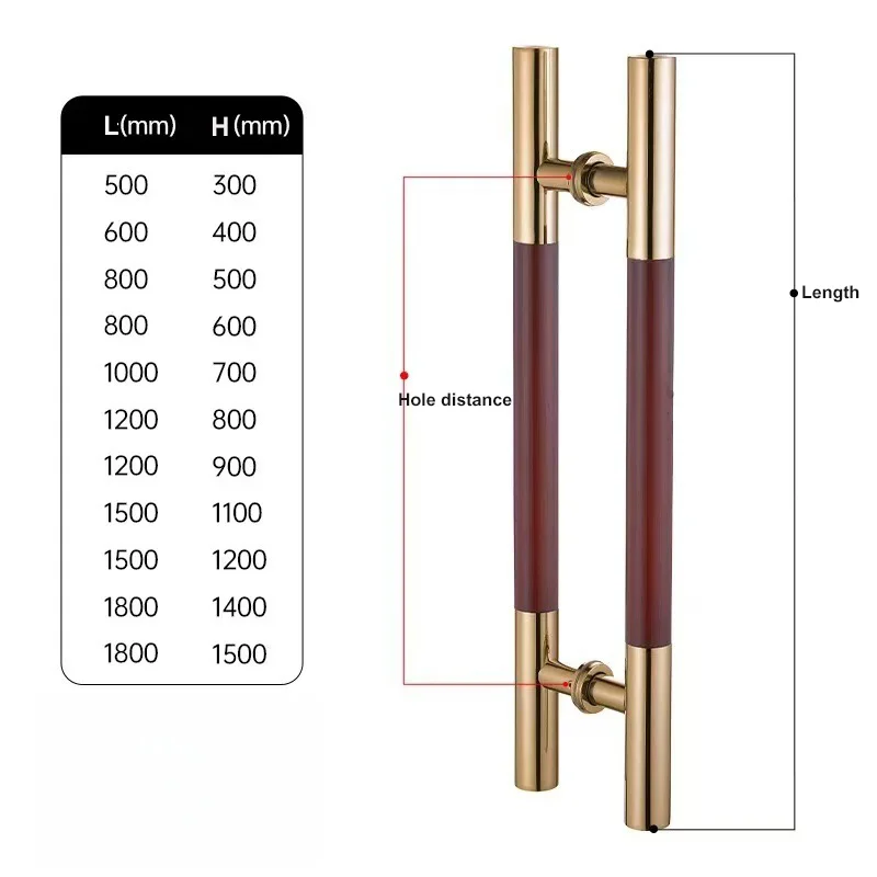 commercial glass door handle