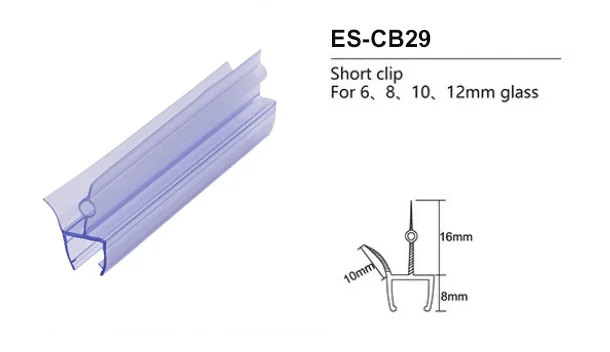 Frameless Shower Door Seal Strip